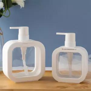핸드워시 바디워시 주방세제 투명 디스펜서 사각 통 빈통 용기