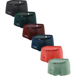 아이킹스키 남성 벌지 복서 브 유핸스 파우치 남성 스트레치 속옷 한 통기성 속옷 팬티 아래