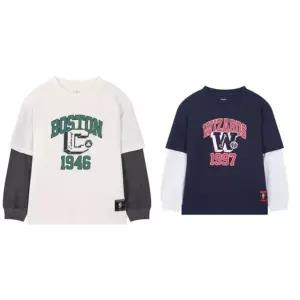 [갤러리아] (NBA키즈)26S/S BOS 팀 레이어드 맨투맨(K261TS030P)