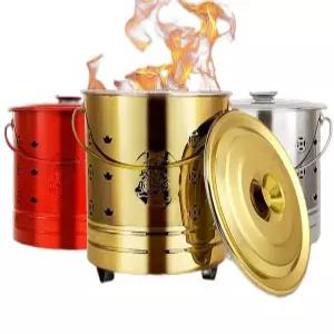 소각용 드럼통 소형 소각로 공사장 소각통 화로대 난방용