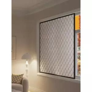 겨울 작은창 거실 누빔 커튼 창문 암막 방풍 트랭퀼 폭 90cm x 높이 100cm