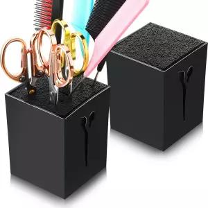 미용실 미용사 가위 보관함 겸 데스크톱 정리함 미용 도구 케이스