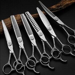 샤크팡 전문가용 미용실 세트 커트 가위 6인치 이발소 헤어샵