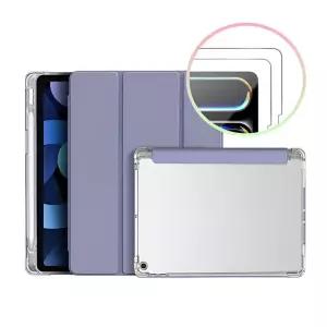 [모두모아]아이패드 에어11 M2 마그네틱 케이스+강화유리 2매 케이스 펜슬수납 펜슬보관 수납