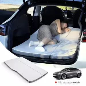 접이식매트리스 토퍼 테슬라 Y 주니퍼 2021-2025 메모리 스펀지 매트리스 차량용 여행용 침대 휴대용 야외