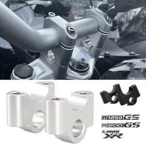 R1250 GS 핸들 바 라이저 클램프 BMW 호환 호환 R1200GS LC 어드벤처 ADV S1000XR 드래그 확장 어댑터