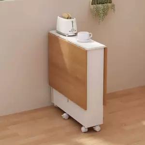 접이식 테이블 이동식 홈바 식탁 주방 이동식 조리대