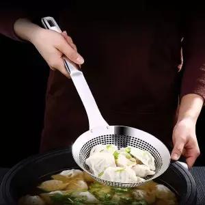 스텐 뜰채 면체 건지기망 40cm 우동 건지기 거름채 거름망건지개