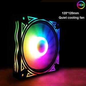 SYSCOOLING RGB 수냉 환풍기 120X120MM 유압 베어링 저소음 냉각팬 CPU 쿨러 PC 케이스용 냉각