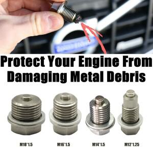 M18/M16/M14x1.5 M12x1.25 마그네틱 오일 드레인 플러그 네오 자석 섬프 너트 볼트 실버