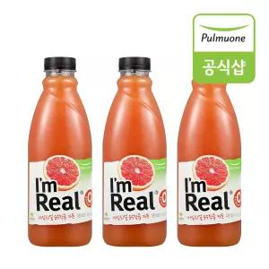 풀무원 아임리얼 순수착즙 자몽 700ml x 3개