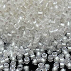 미유키 투명 유리 델리카 씨앗 비즈 일본 색상 줄 지어 구슬 Diy 쥬얼리 만들기위한 1.6mm