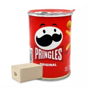 프링글스 오리지날 감자칩 53gx12개 1박스 단체 답례품 안주 어린이 사무실 탕비실 간식