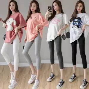 쿨 레깅스 여름7부 아이스 스판 요가복