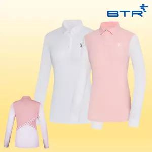 [비티알] 레븐 여성골프 봄여름 기능성 긴팔 카라 티셔츠 (BST4112W)