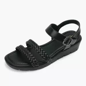 슈즈ADALEE 여성가죽스트랩 웨지샌들 K2993001RB 블랙2129353