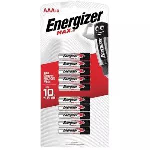 에너자이저 알카라인 맥스 건전지 AAA 10입