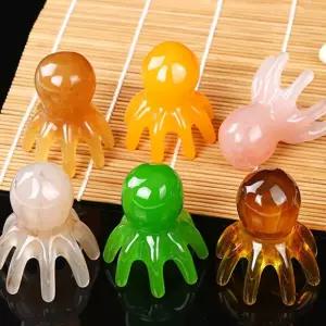 빗질 안마기 경락 문어 두피 혈자리 괄사 머리 SP-1156F