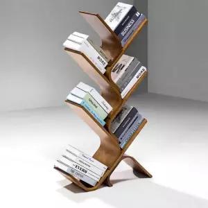 지그재그 책꽂이 북트리 스탠드 선반 서재수납 타워형 인테리어가구