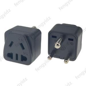 남아프리카 플러그 변환기 유형 M/D 어댑터 남아프리카/인도 안전 접지 소형 여행용