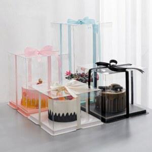 투명 케 상자 케이크 50개 5호 6호 홀케이크 포장