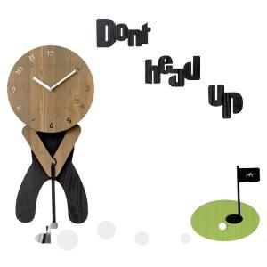 골프 퍼터시계 거실 무음시계 벽걸이 캐릭터 아이디어