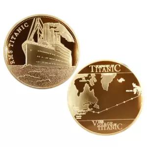 기념 주화 행운의 동전 수집 코인 타이타닉 컬렉션 굿즈 기념품 토큰 화폐 모형