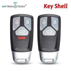 MYREMOTEKEY 4M0 959 754 스마트 호환 키 케이스 3/4 버튼 아우디 호환 A3 TT R8 A4 A5 Q5 Q7 S5  용