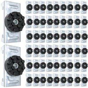 소음이 많은 이웃의 소음을 줄이기 위한 방음벽 및 천장용 50팩 방음 클립, 수상 방 - 가정, 사무실, 녹음 스튜디오 음향 처리, 아파트