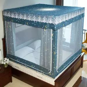 사각 난방텐트 방한텐트 암막 침대 보온 싱글퀸 수면 텐(1)