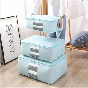 이불 정리 파우치 의류 보관 박스 압축 수납 용품 옷장 정돈템