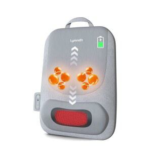 열 위아래 마사지 및 온열 허리가 있는 라임네스 무선 허리 마사지기 를 위한 4D 시아츠 의자 사무실 가정용 전동