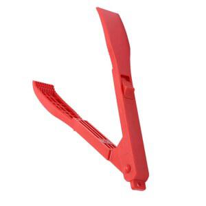 DECOMELODY 씨 다기능 방활어 자 피싱 툴 적색 고강제 손으로 조작 가능 물고기를 꼭 잡다 낚시 용품