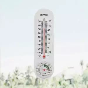 아날로그 온도계 습도계 옛날 목욕탕 벽걸이 온습도계 (WFKIHMF)