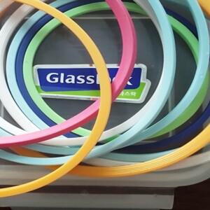 식품 등급 실리콘 씰링 링 오리지널 글라스락 주방용품 액세서리 보존 용기 뚜껑 씰링 패드 RP52MCRB07