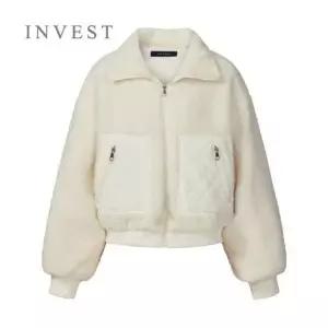 [인베스트] 배색 포인트 뽀글이 점퍼IN5W1JP1511 1037013