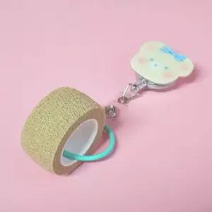 간호사 테이프걸이 캐릭터 릴홀더 사원증 명찰 출입증
