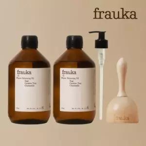 [프라우카] 앰플오일 500ml) 2병+테라퓨틱 괄사 1개