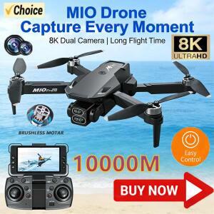 M10 드론 브러시리스 모터 전문가용 8K HD 사진 촬영 가능한 스크린 리모컨 UAV 4로터 헬리콥터 초보자용