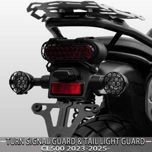혼다 CL500 2023 오토바이 액세서리 턴 시그널 미등 가드 그릴 커버 네트 타이라이트
