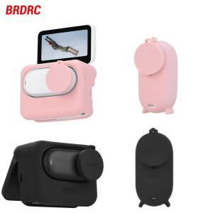 인스타360 호환 GO 3S/GO 3 용 BRDRC 실리콘 케이스 본체 보호 안티 스크래치 카메라 방진 방지 범프 소프