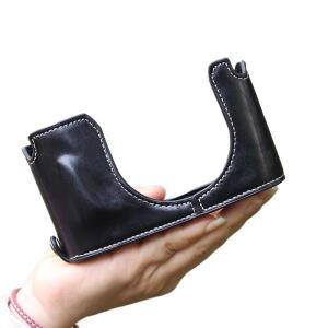 라이카 Q1 Q2 Q3 카메라 보호 그립용 가죽 하프 케이스