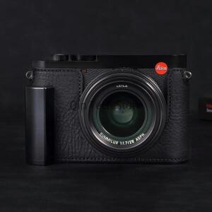 라이카 Q QP Q2 Q3 용 카메라 케이스 하프 백 수제  가죽 액세서리 사진 커버 보호 슬링