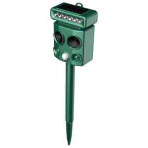 초음파 태양열 충전 야생동물퇴치기 LED 경보음 4가지 드 조절 태양광