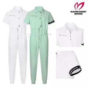 MASTER BUNNY 여성 골프 신축성 우수한 반팔 조거 점프수트 421C1JO0 CA3583794
