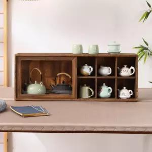 옛날 찬장 원목 그릇 컵 상부장 진열대 보관함 미니 빈티지장