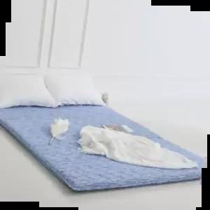 침구세트 더크린 바닥요매트 블루 싱글1인용(요커버/요솜)