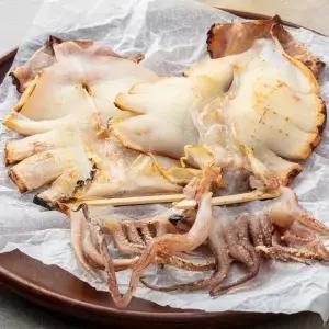 촉촉한 피데기 반건조 오징어 5마리 (특대/850g)