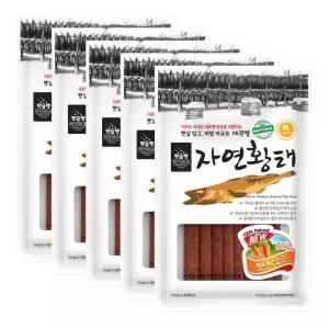대관령 자연 황태 당근 스틱 80g x5애견간식 강아지 반려동물 훈련 칭찬