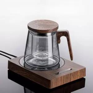 프리미엄 인덕션 티워머 미니 전기 주전자 온열 사무실 티포트 컬러